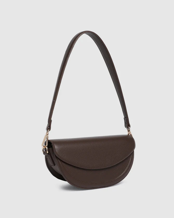 LOUENHIDE : Cindy Shoulder Bag - Chocolate