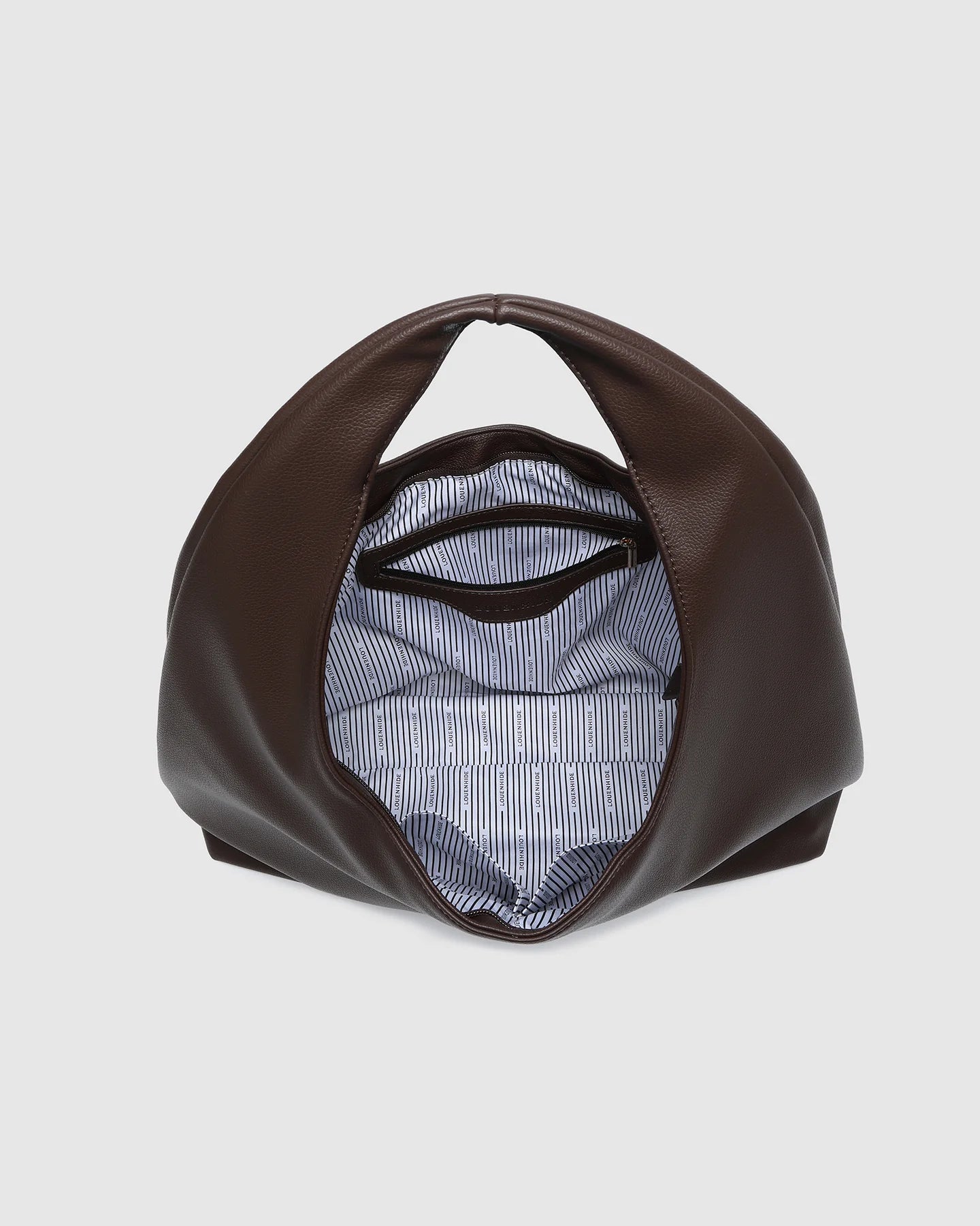 LOUENHIDE : Monaco Shoulder Bag - Chocolate