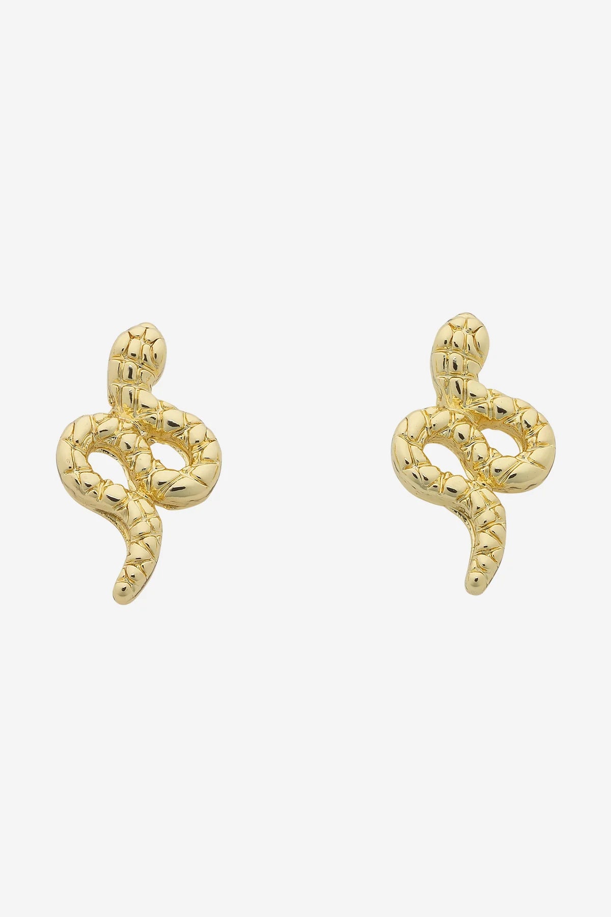 LIBERTE: Petite Boa Gold Serpant - Earring