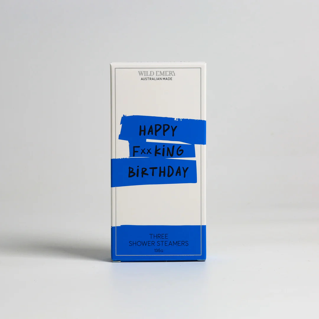 WILD EMERY : Happy Fxxking Birthday - Shower Steamer Pack