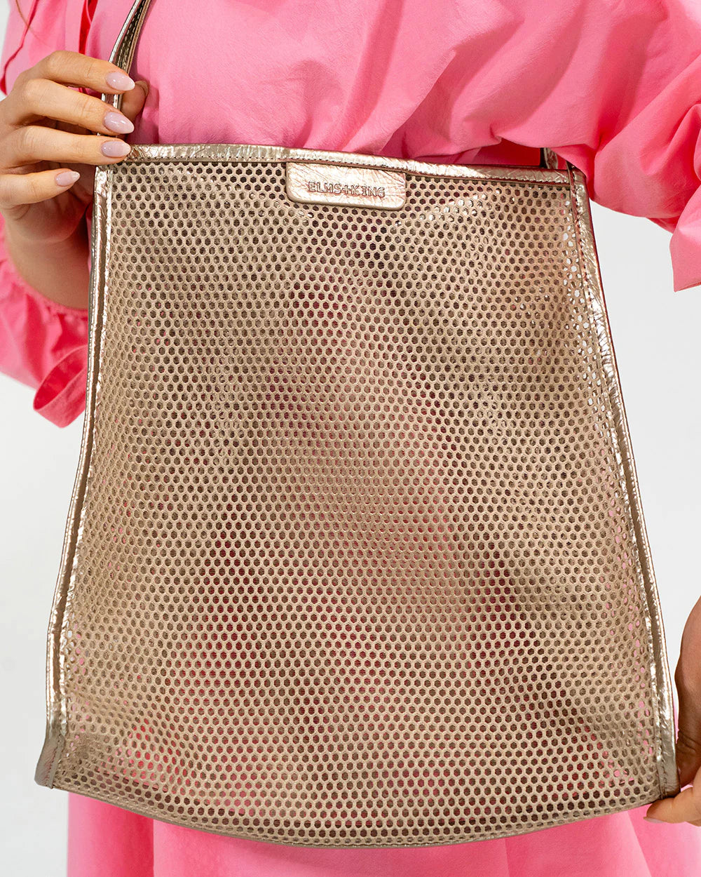 ELMS+KING : Zanzibar Bag - Taupe Mesh