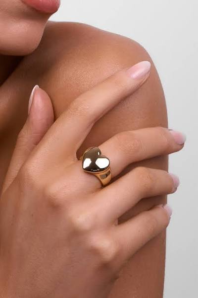 LIBERTE: Lotte Soft Gold Heart - Ring