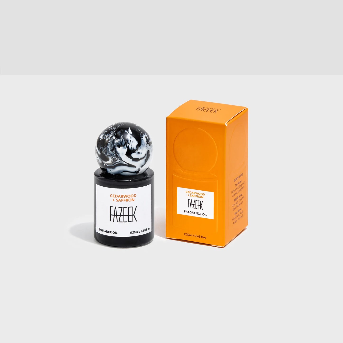 FAZEEK : Fragrance Oil - Cedarwood + Saffron