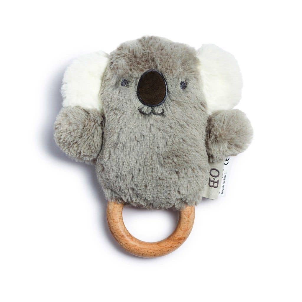OB DESIGNS : Kelly Koala - Soft Rattle Toy 6.8"/17cm
