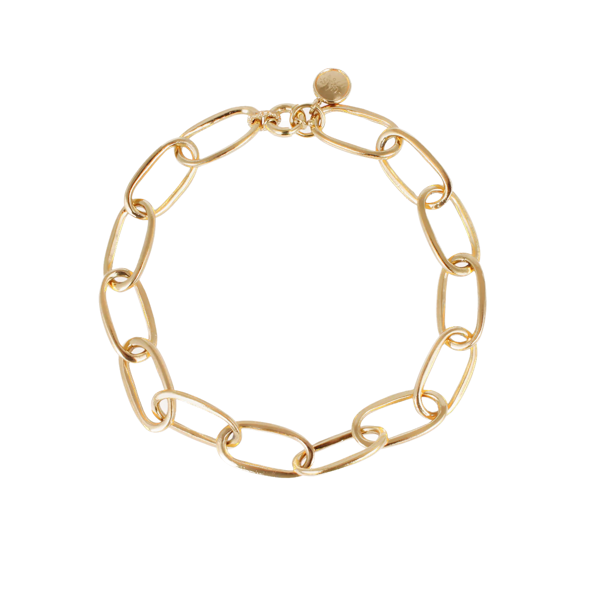 GAS BIJOUX : Maille Oval Large Necklace