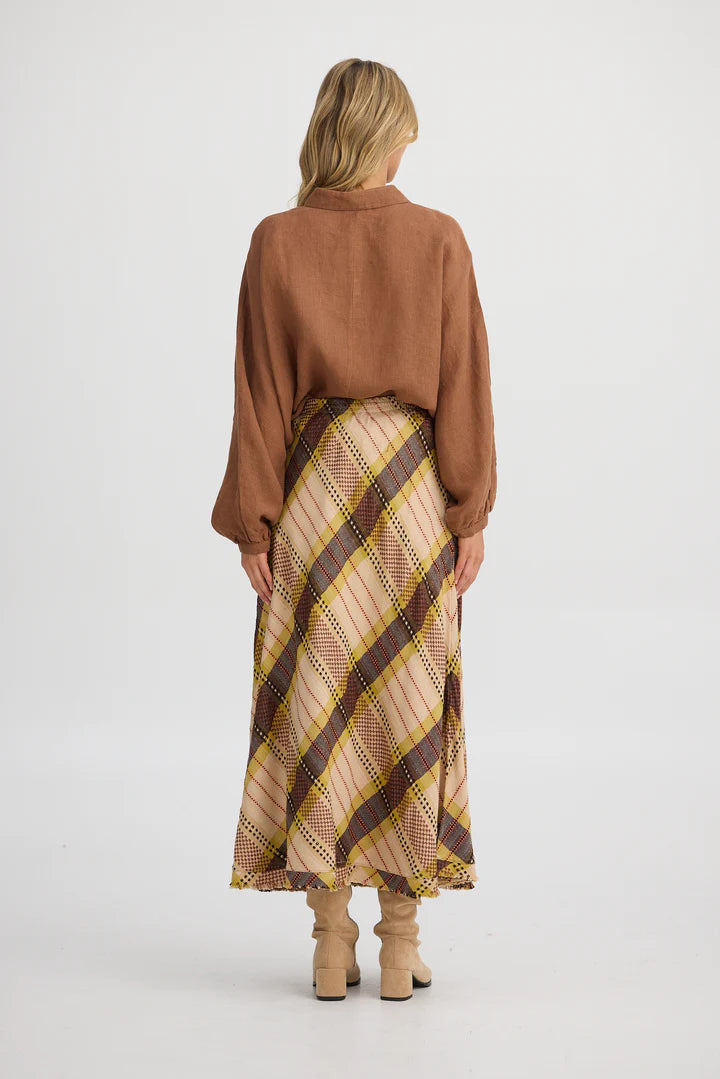 THE SHANTY CORPORATION : Sicily Skirt - Santiago Check