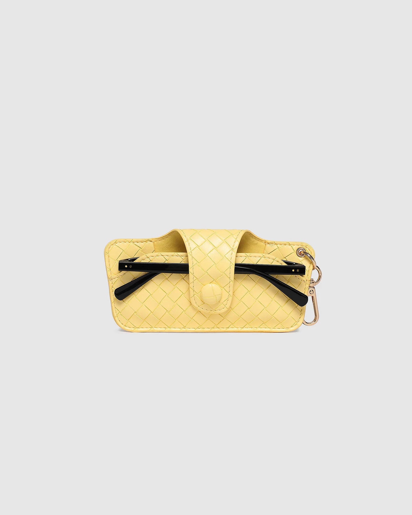LOUENHIDE: Skittle Woven Butter Yellow - Sunglass Case