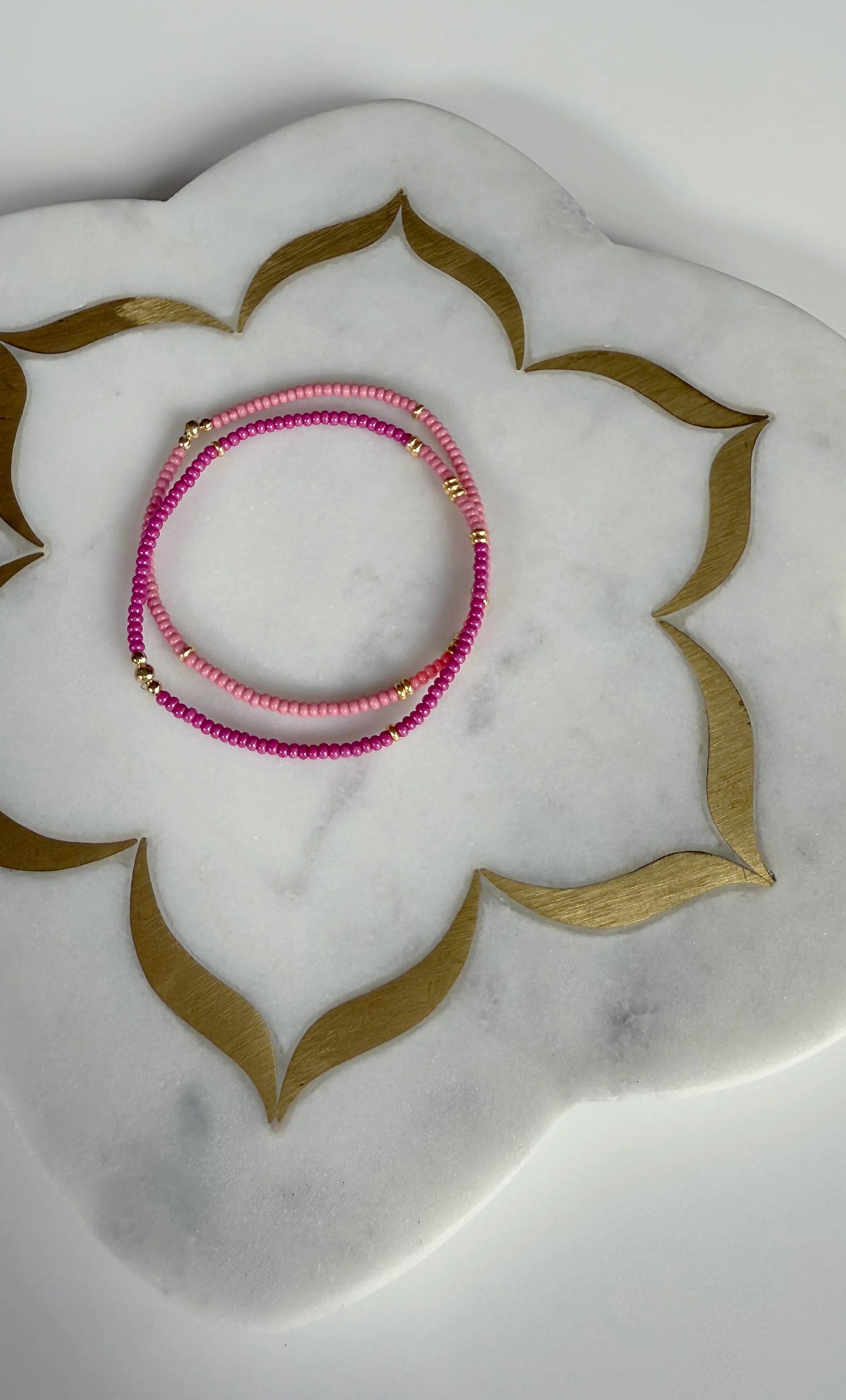 TUNIK : Friendship Bracelet Set - Pink