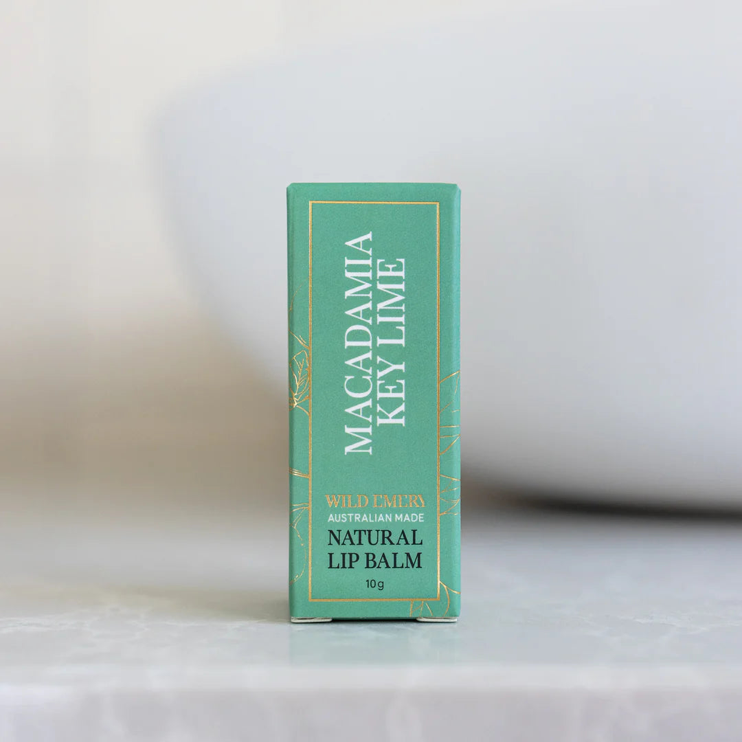 WILD EMERY : Macadamia Key Lime - lip balm