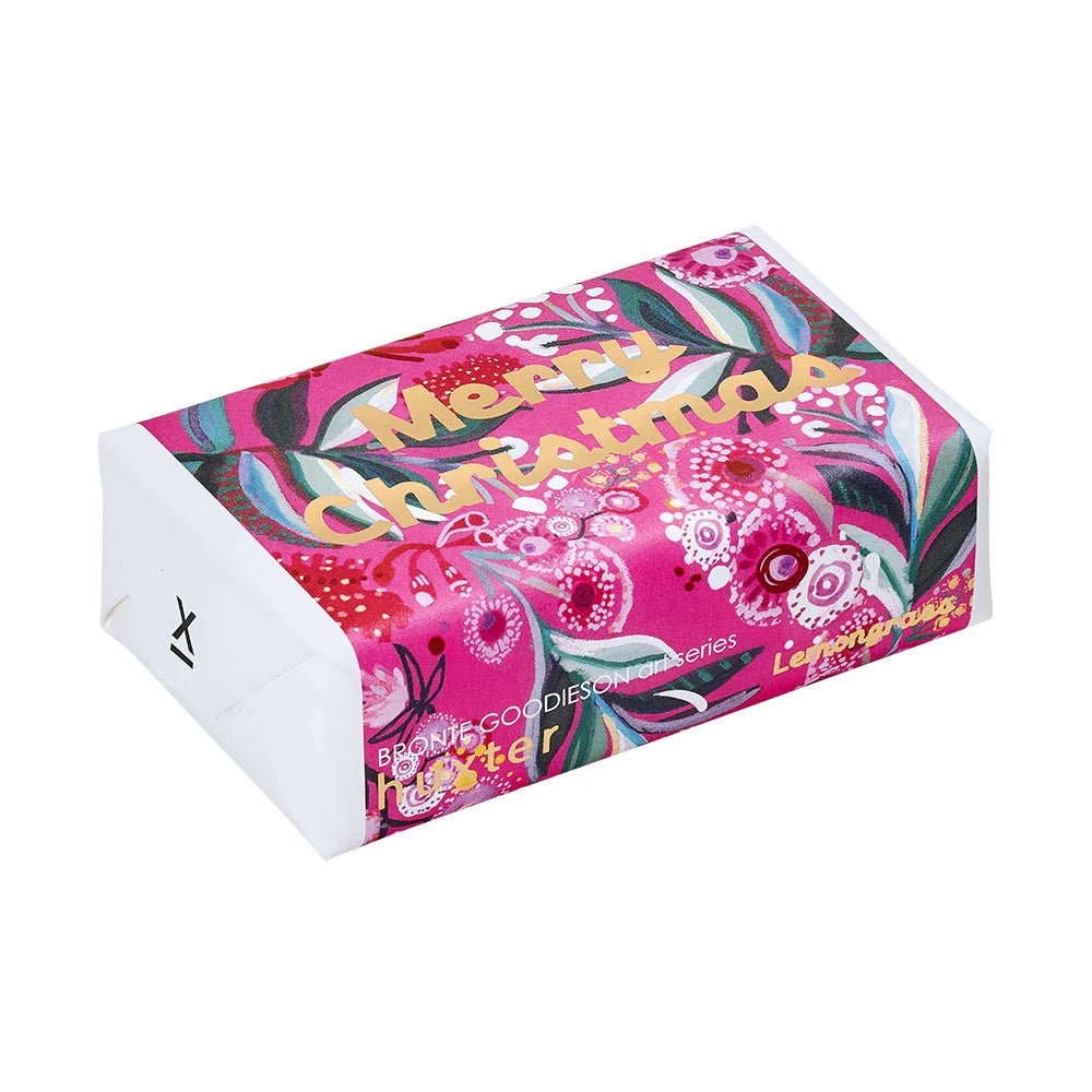 HUXTER : ‘Merry Christmas’ Aus Pink - Wrapped Soap