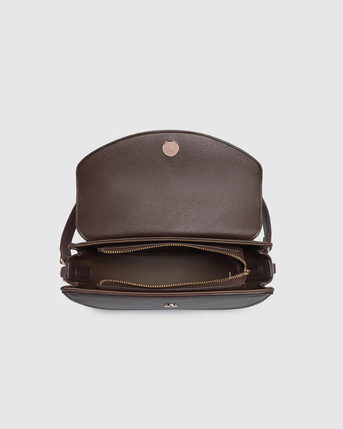 LOUENHIDE : Cindy Shoulder Bag - Chocolate