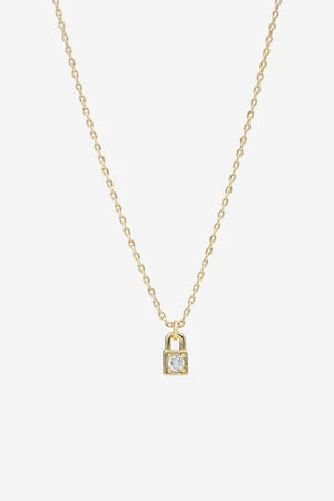LIBERTE : Penny Gold Locket - Necklace