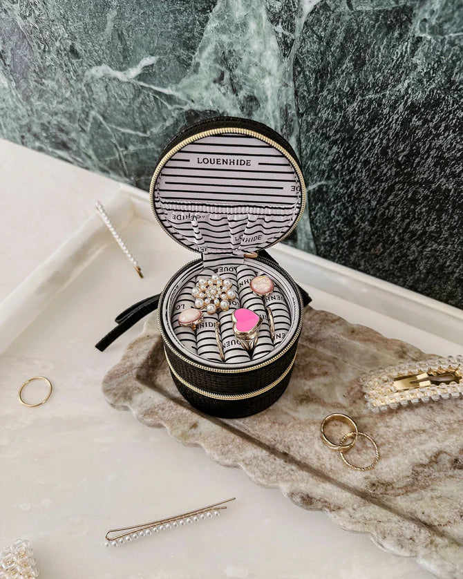 LOUENHIDE : Sofia Jewellery Box - Black