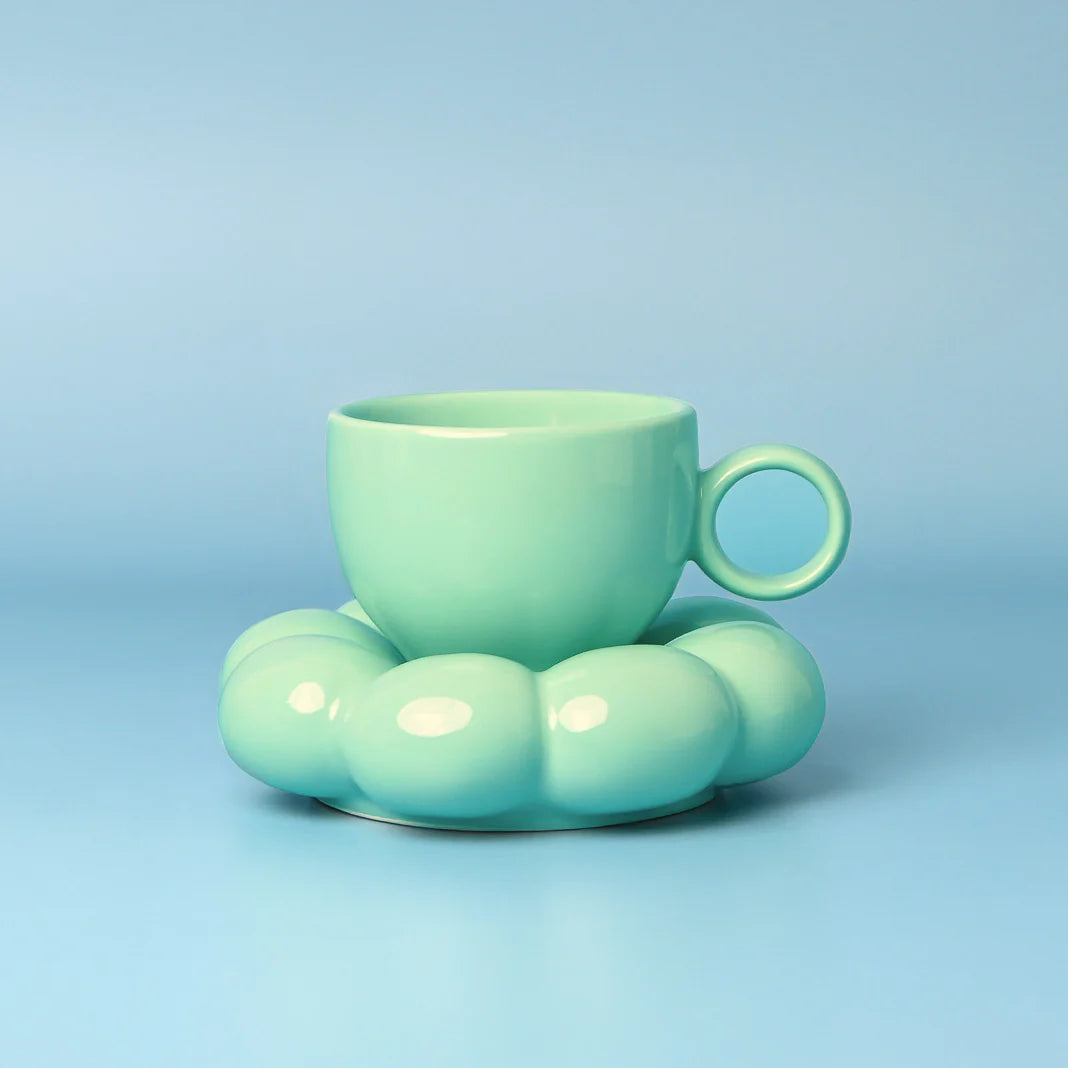 SAGE & COOPER : Lottie Mug & Saucer Set - Blue
