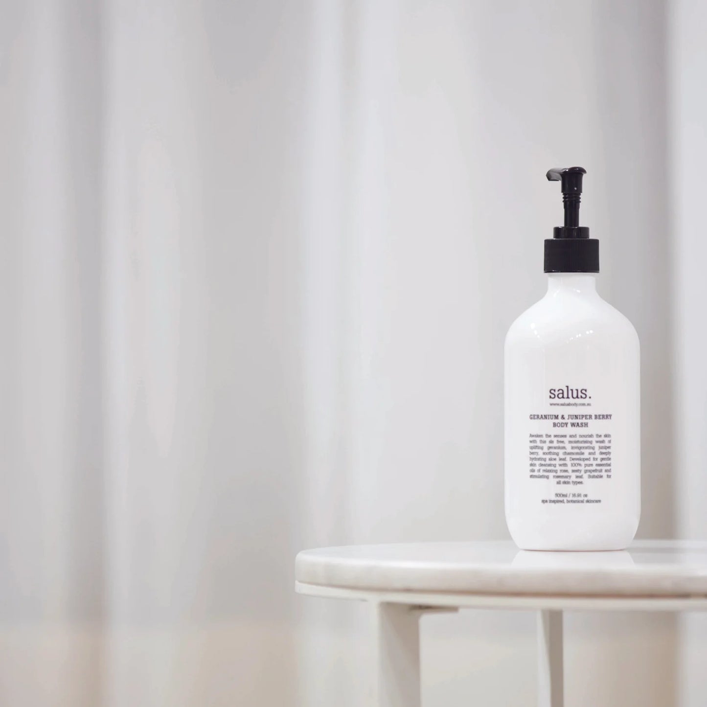 SALUS: Geranium & Juniper Berry Body Wash - 500ml