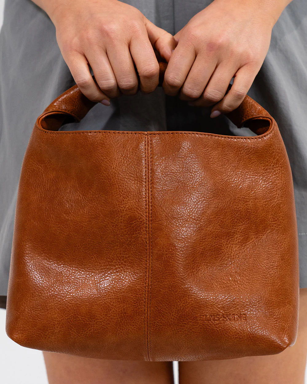 ELMS+KING : Large Linton Bag - Tan Pebble
