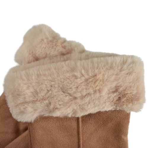 TAYLOR HILL : Faux Fur Double Layer - Gloves