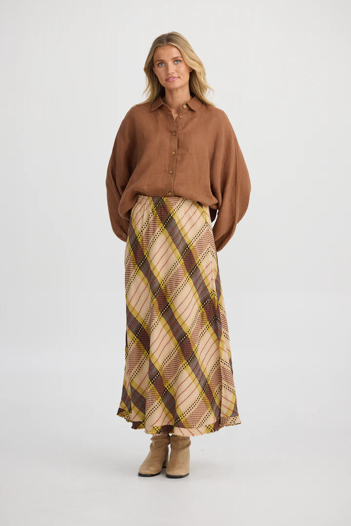 THE SHANTY CORPORATION : Sicily Skirt - Santiago Check