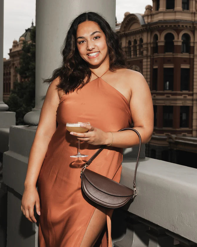 LOUENHIDE : Cindy Shoulder Bag - Chocolate