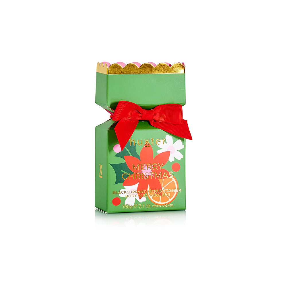 HUXTER : ‘Merry Christmas’ Body Cleansing Bar - Green Bon Bon