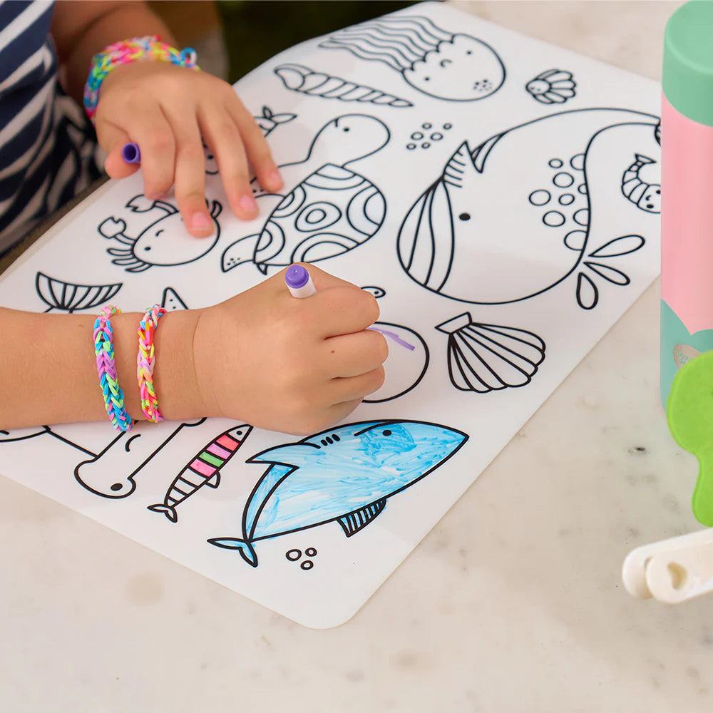 ANNABEL TRENDS: Kids Silicone Colouring - Placemat