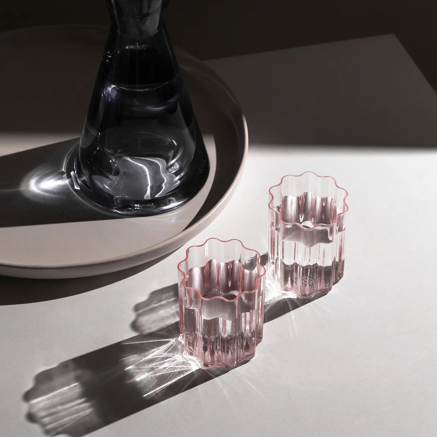 FAZEEK : Two x Wave Glasses - Pink