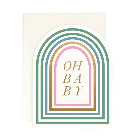 GREETING CARD : Oh Baby - Baby Card