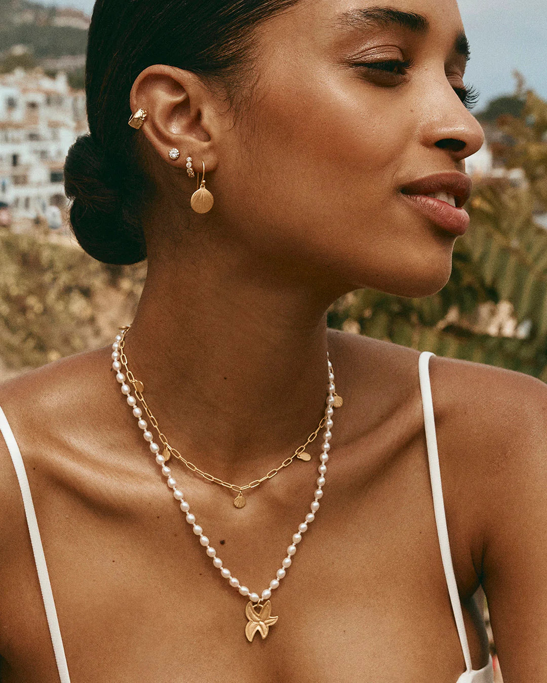 FAIRLEY : Starfish Pearl - Necklace