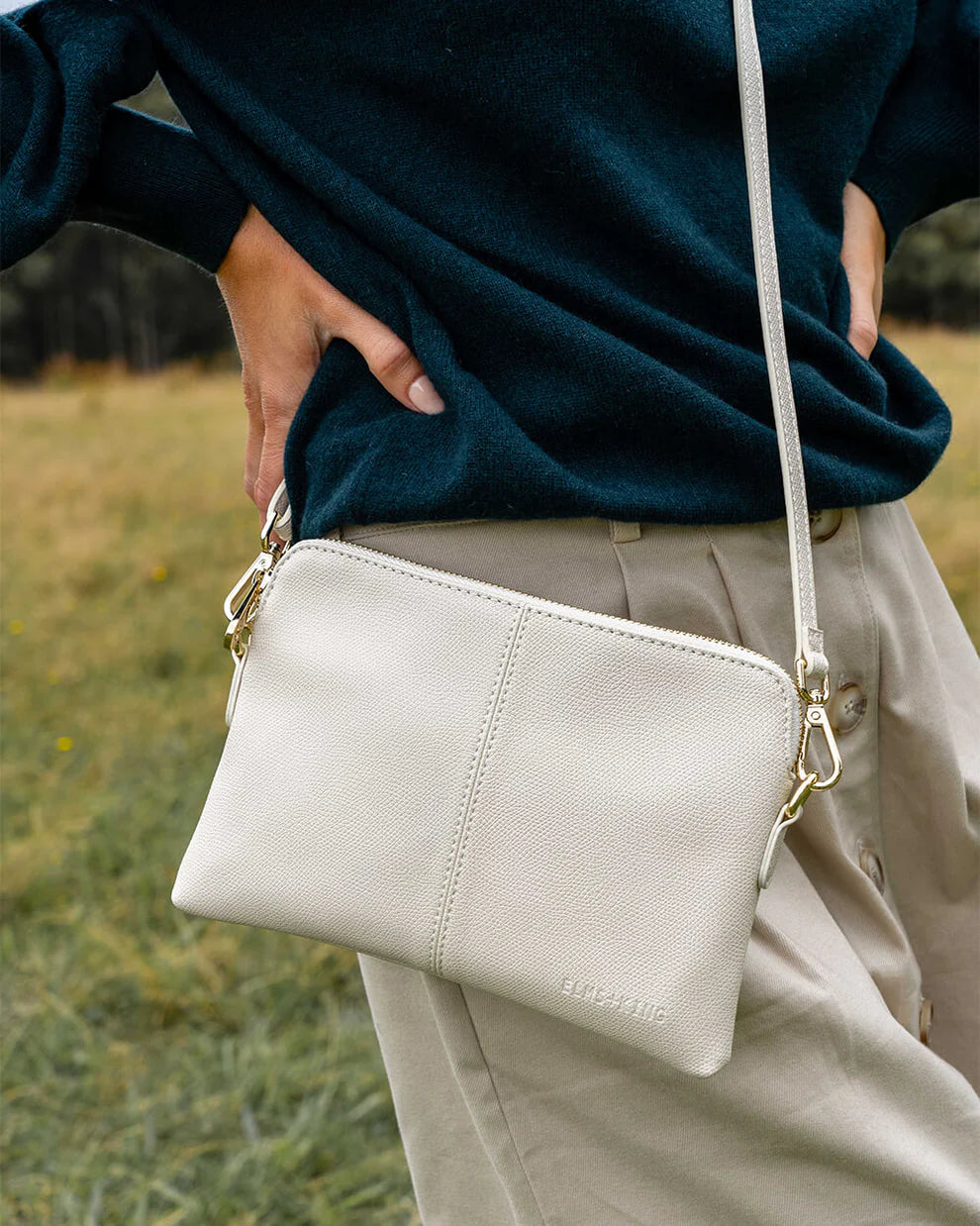 ELMS + KING : Bowery Wallet - White