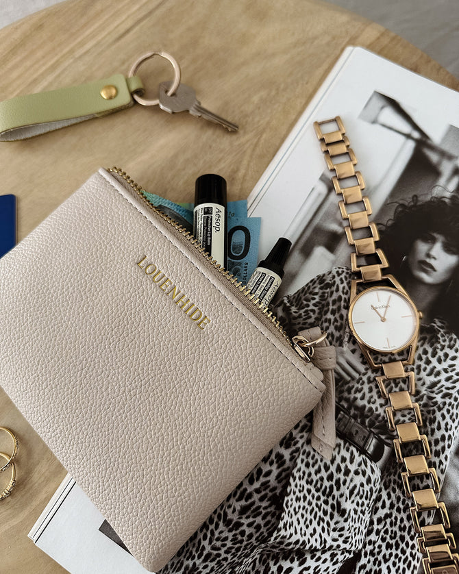 LOUENHIDE : Kuta Purse - Oat