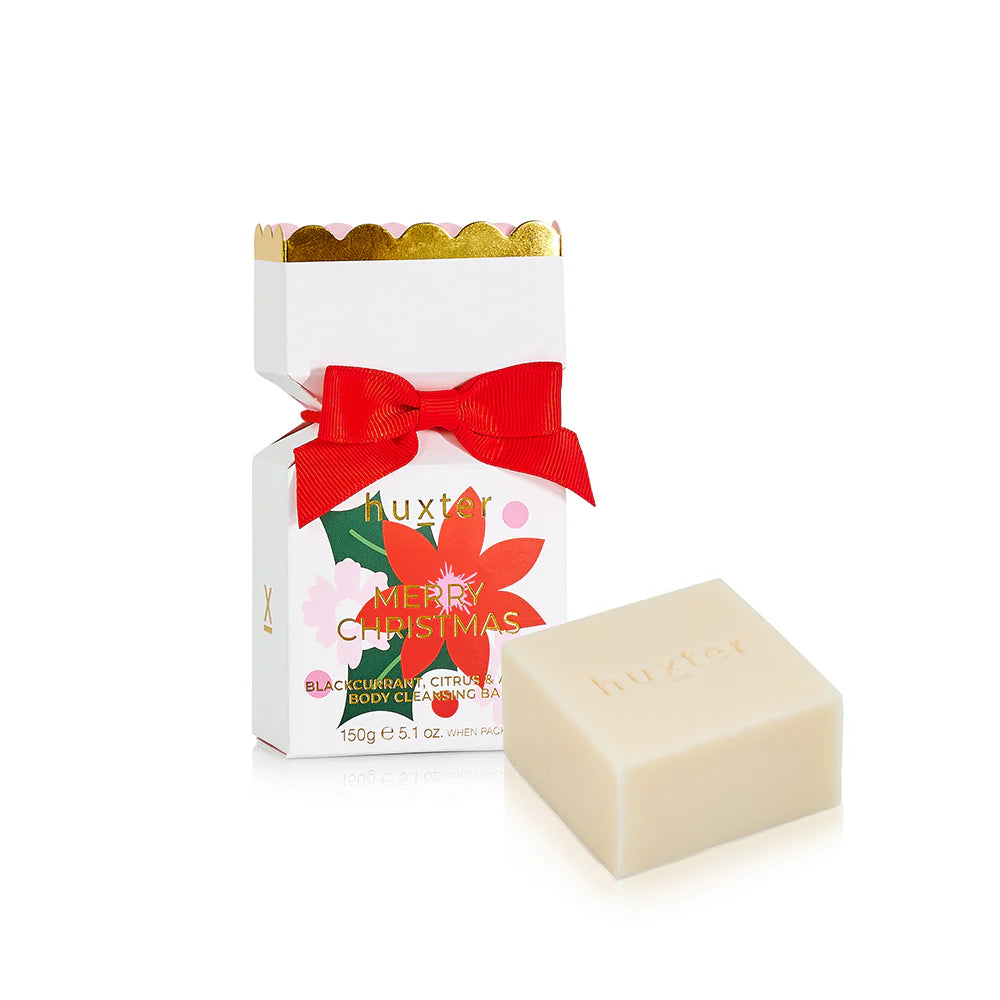 HUXTER : ‘Merry Christmas’ Body Cleansing Bar - White Bon Bon