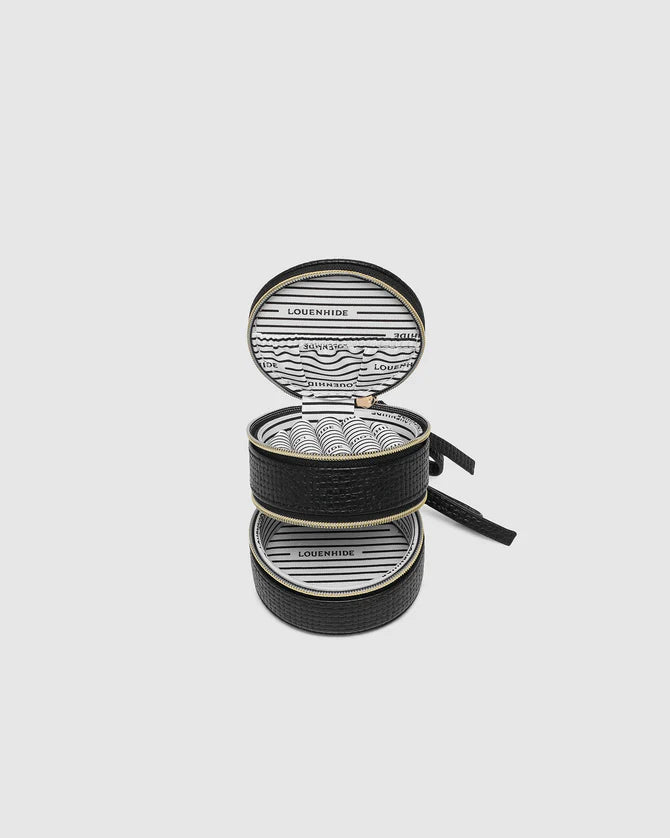 LOUENHIDE : Sofia Jewellery Box - Black