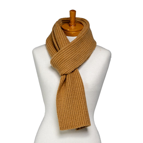 TAYLOR HILL : Camel Rib Scarf - Scarf