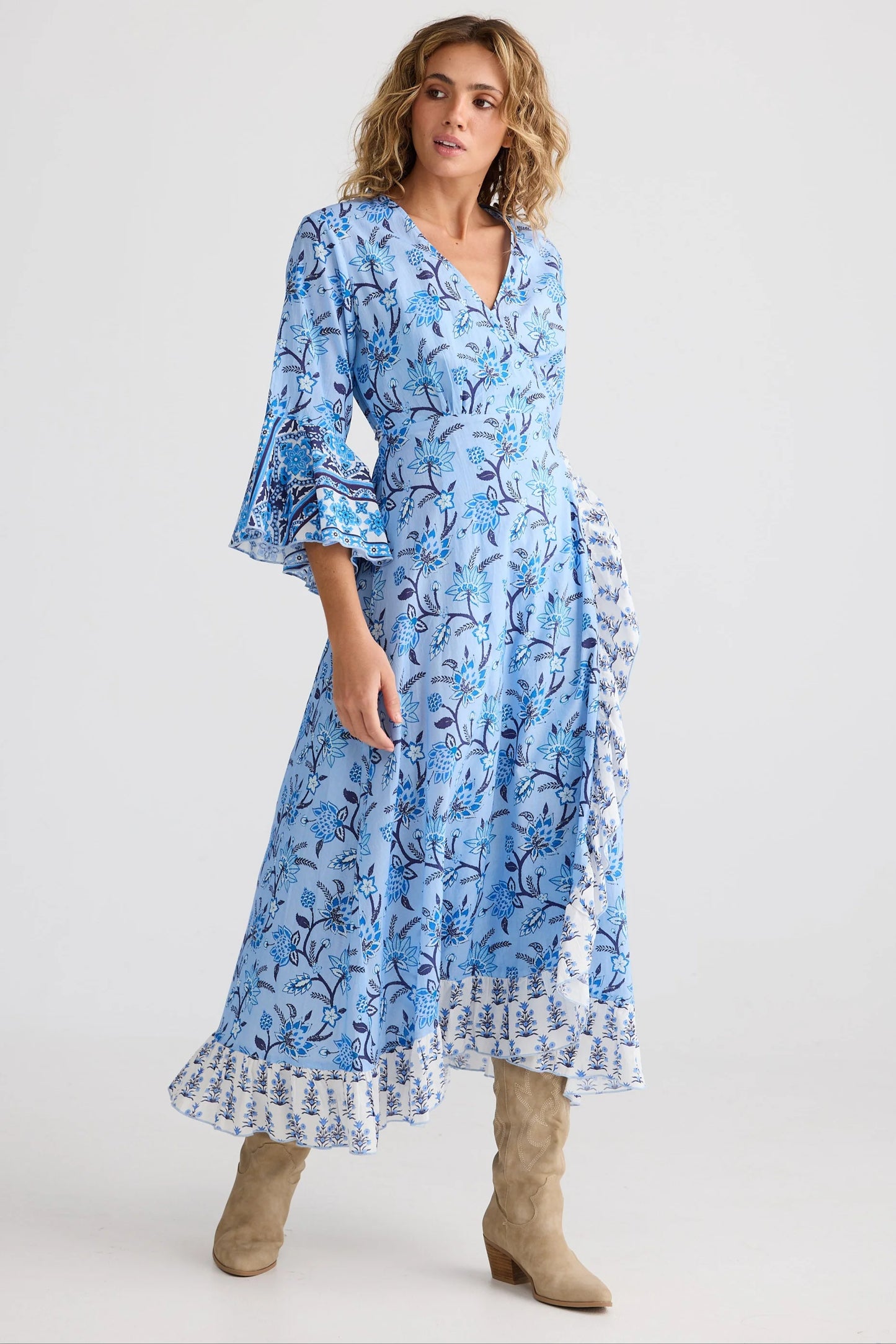 TALISMAN : Carly Blueberry Fields - Dress