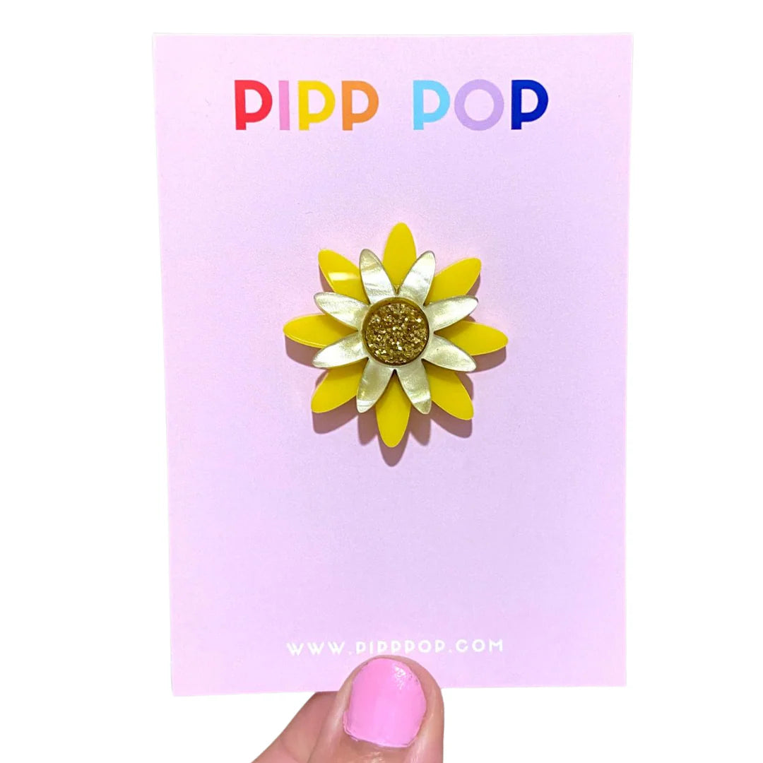 PIPP POP : Sunflower Brooch