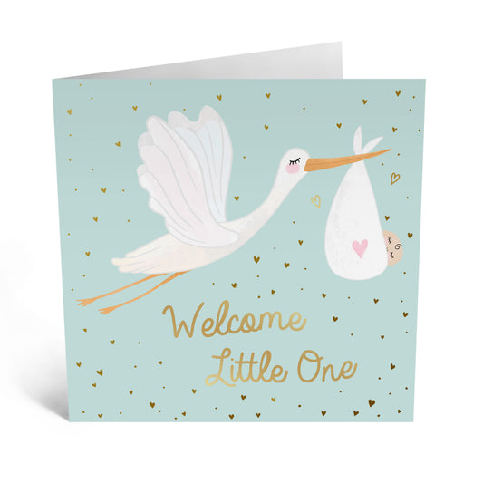 GREETING CARD : Welcome Little One - Baby Card