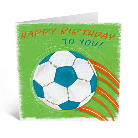 GREETING CARD : Happy Birthday To You! Soccer - Birthday Card