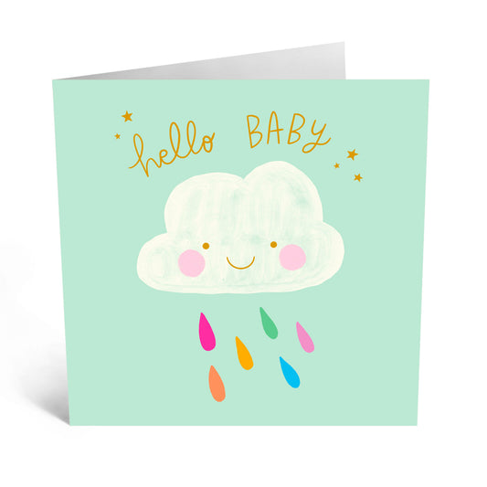 GREETING CARD : Hello Baby - Baby Card