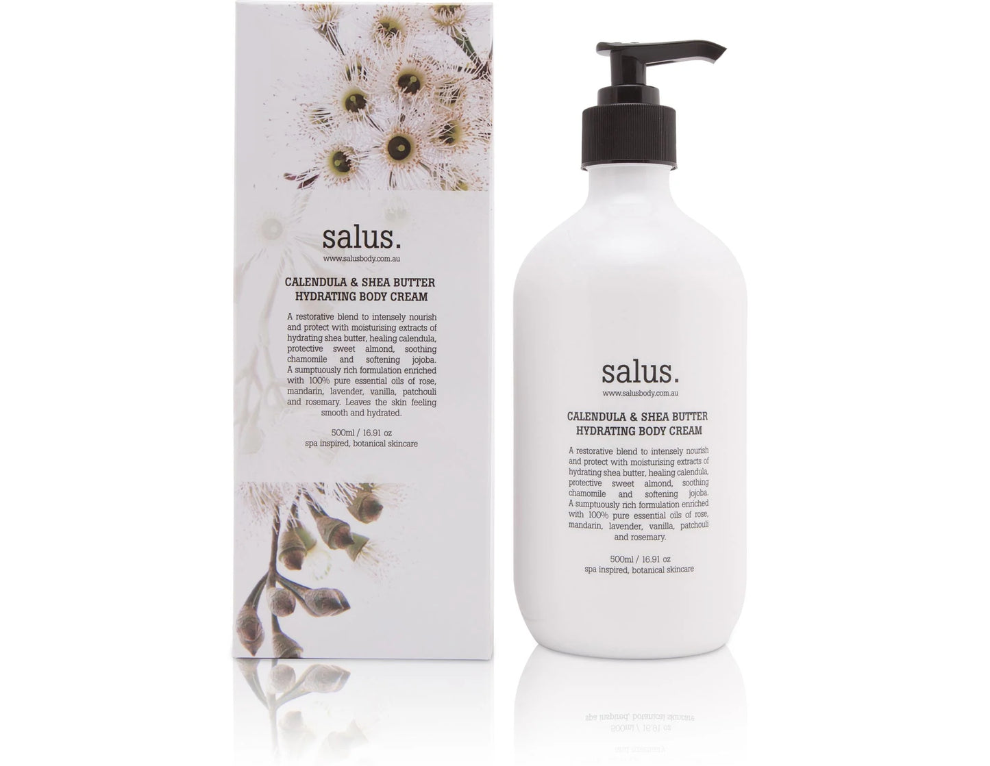 SALUS : Calendula & Shea Butter Hydrating 500ml - Body Cream