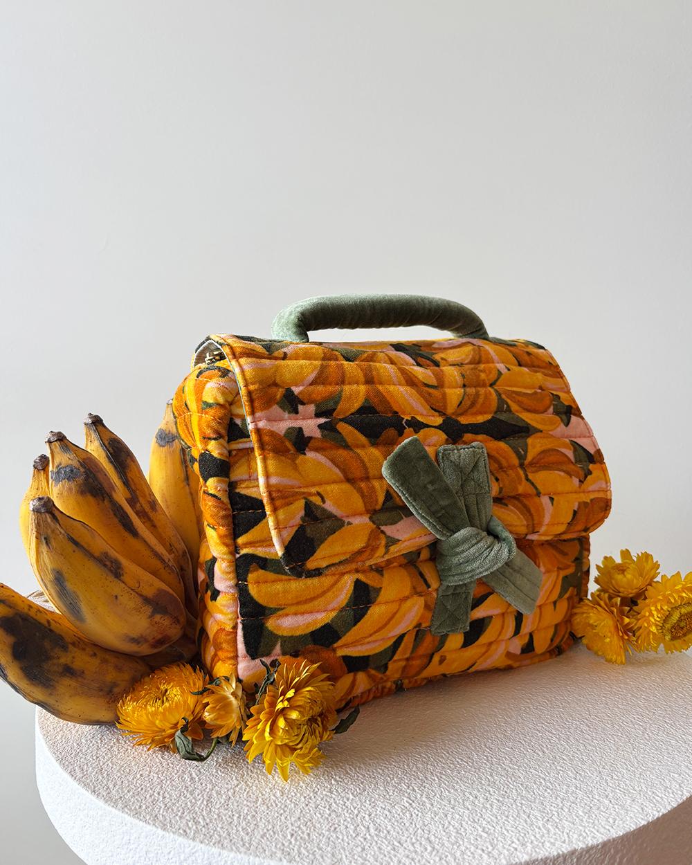 LOCO LIVING : Plantation Quilted Velvet - Cosi Bag