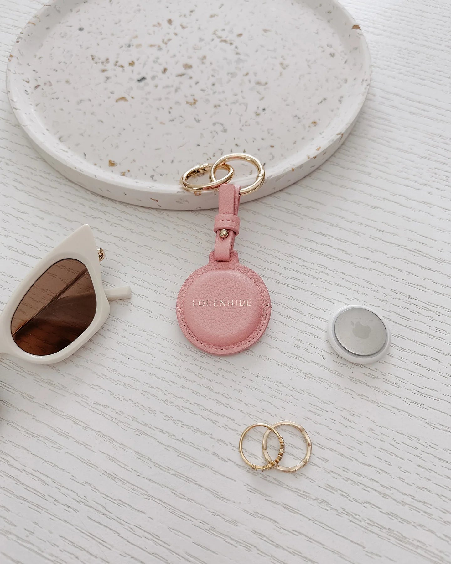 LOUENHIDE: Opal Pink - AirTag Case