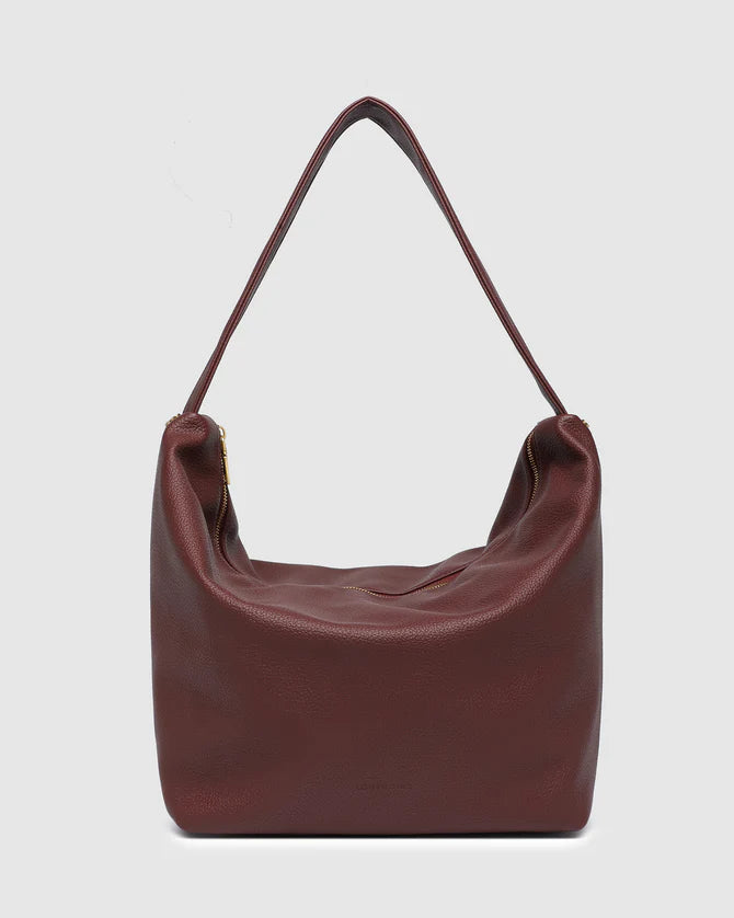 LOUENHIDE : Morgan Shoulder Bag - Burgundy