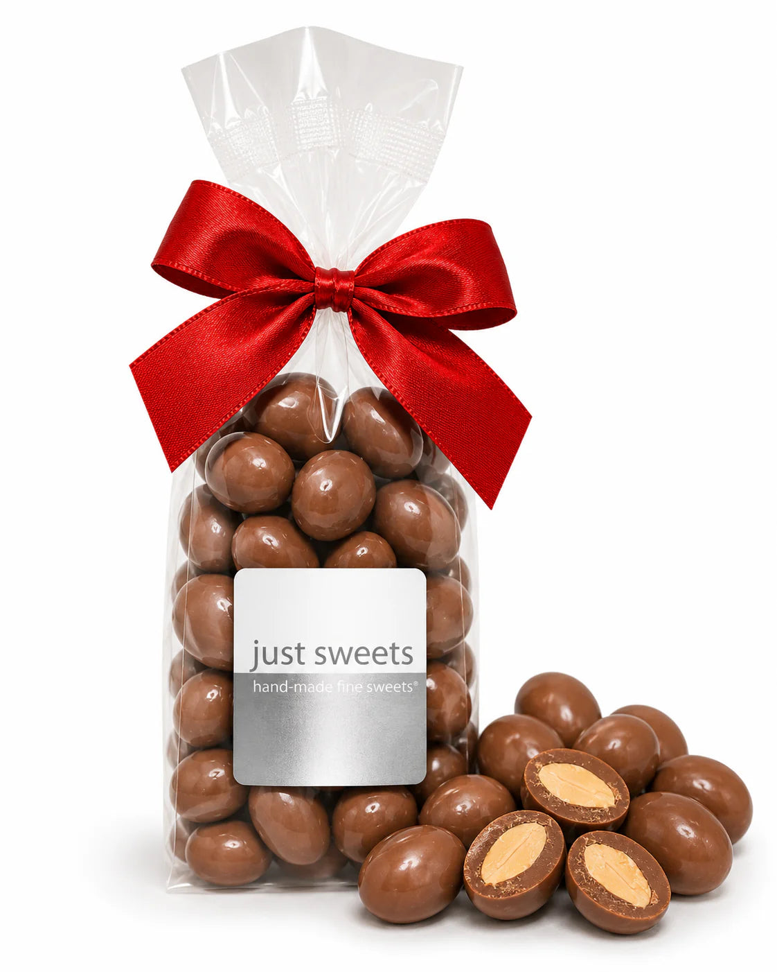 JUST SWEETS: Milk Chocolate - Almonds 200g