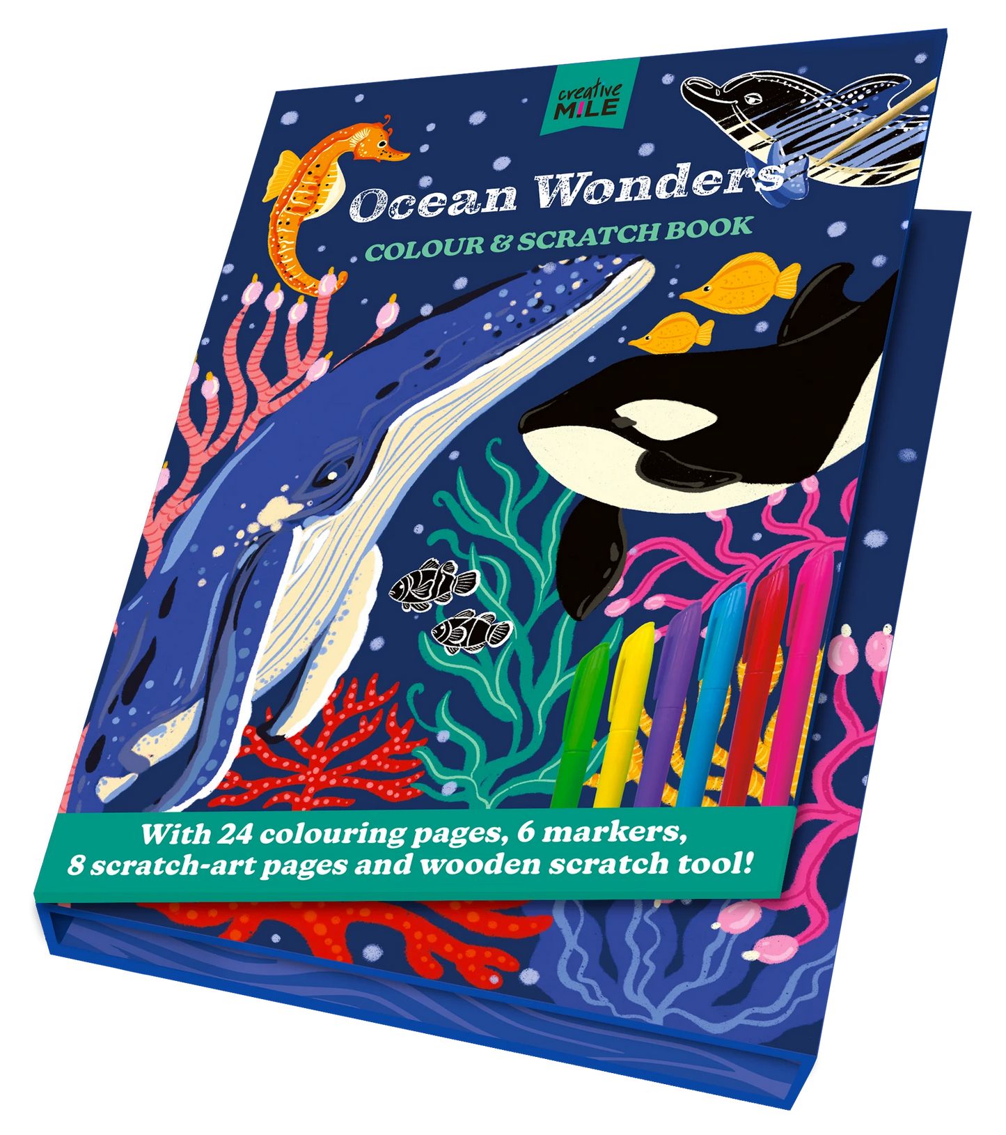 BOOKS : Ocean Wonders Colour & Scratch Book