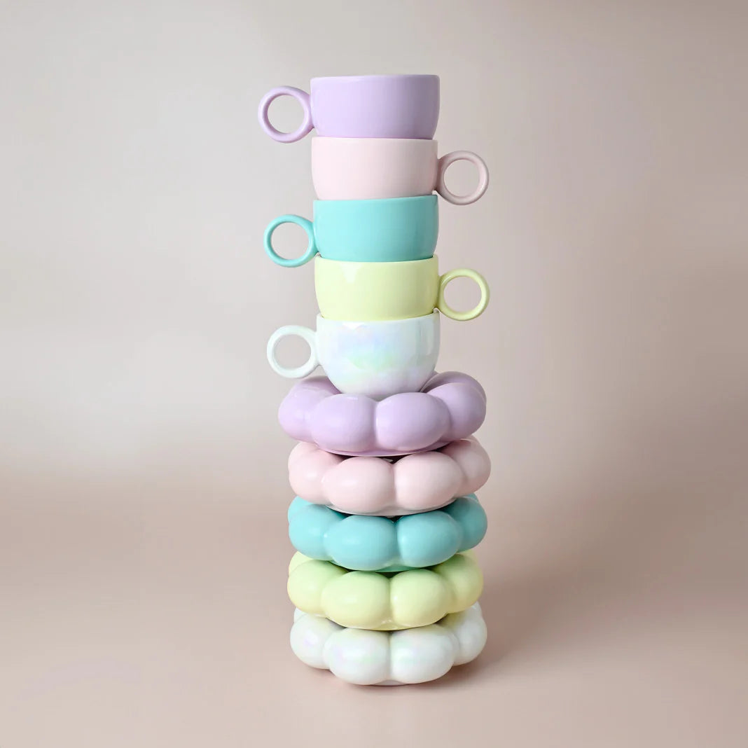 SAGE & COOPER : Lottie Mug & Saucer Set - Blue