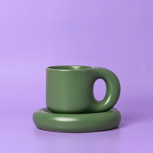 SAGE & COOPER : Lola Chubby Mug - Dark Green