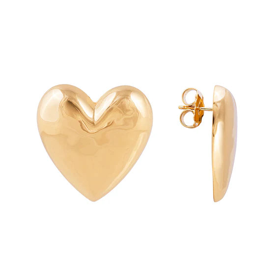 FAIRLEY : Vintage Heart Studs