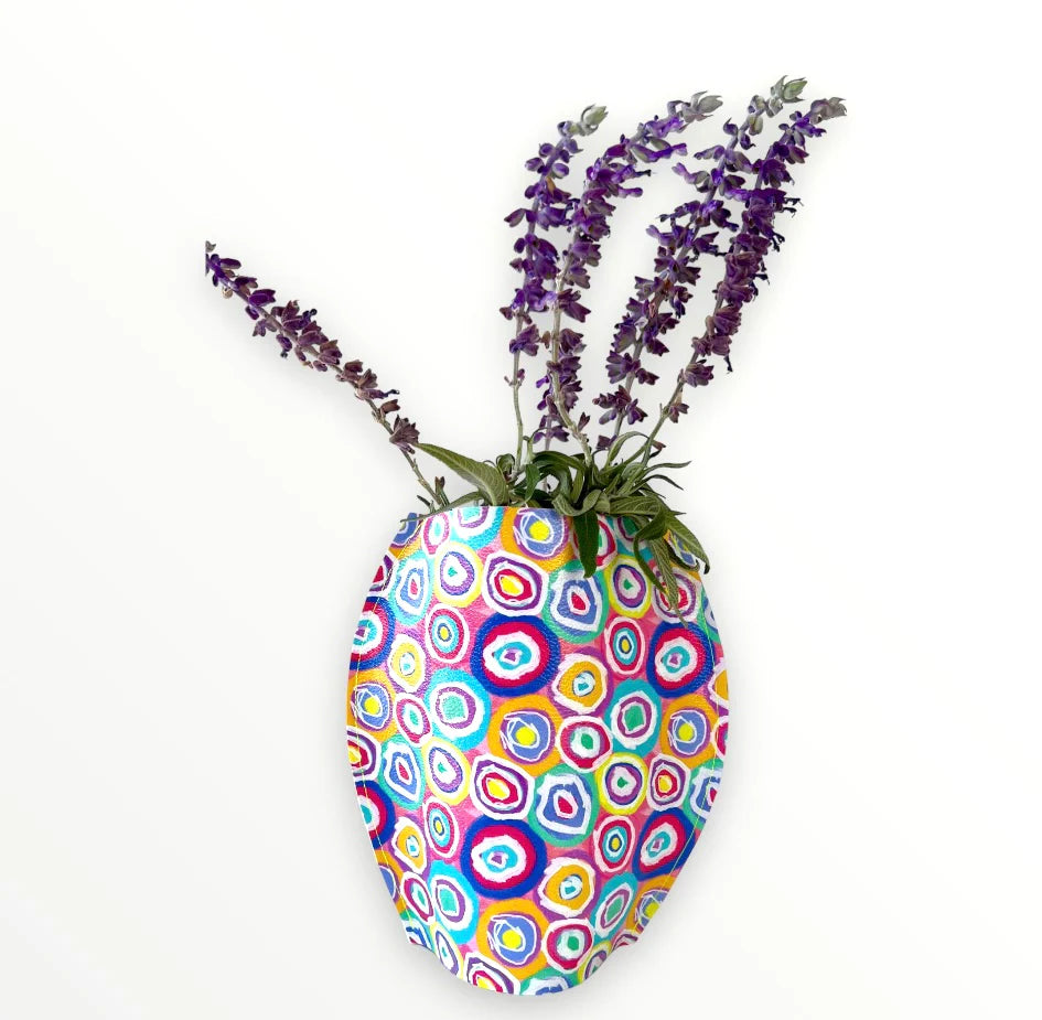 BRONWYN DAVID : Flat Vase - Multi