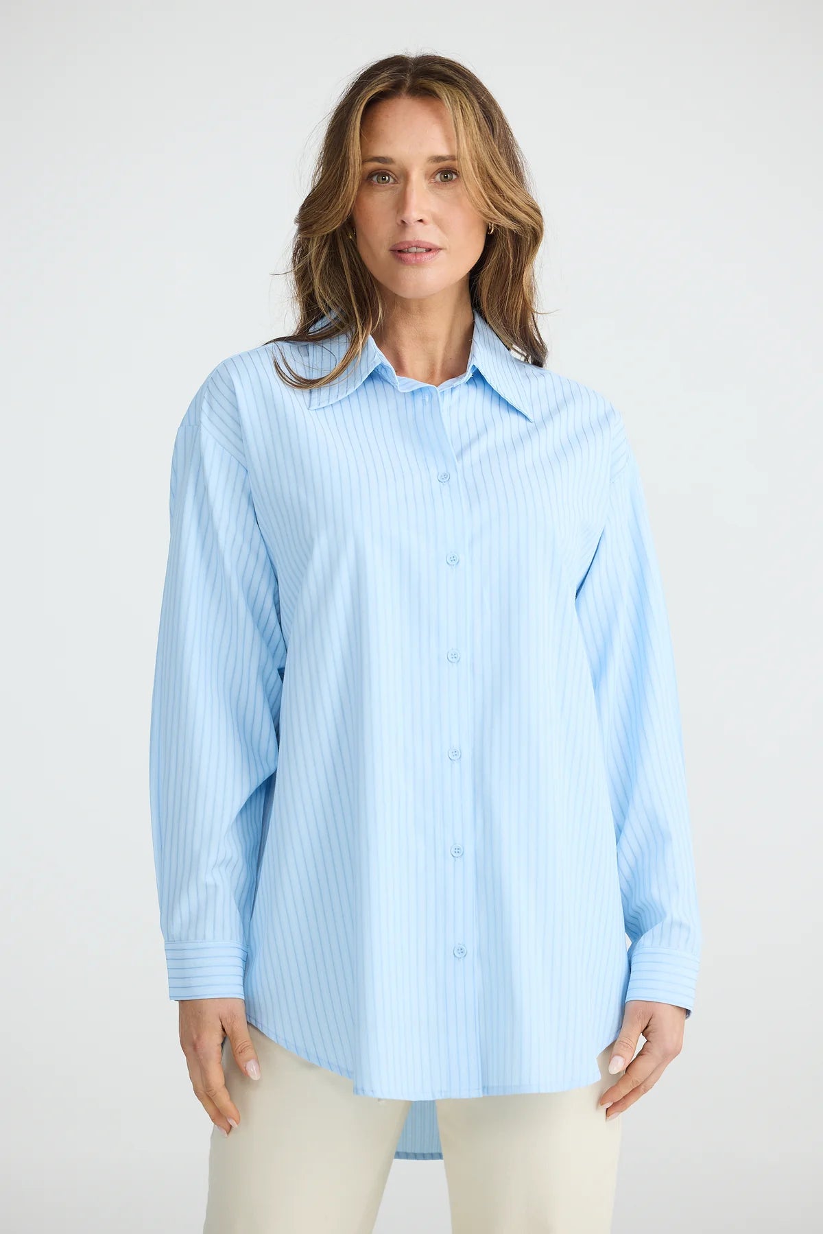 BRAVE+TRUE : Marco Shirt - Baby Blue