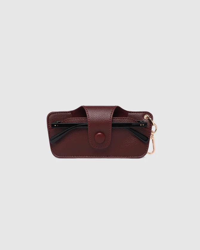 LOUENHIDE : Skittle Sunglasses Case - Burgundy
